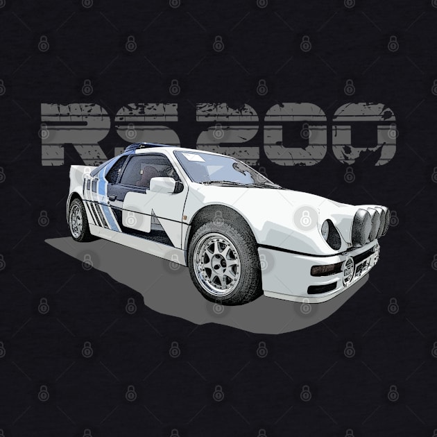 Ford RS200 Group B (dark) by NeuLivery